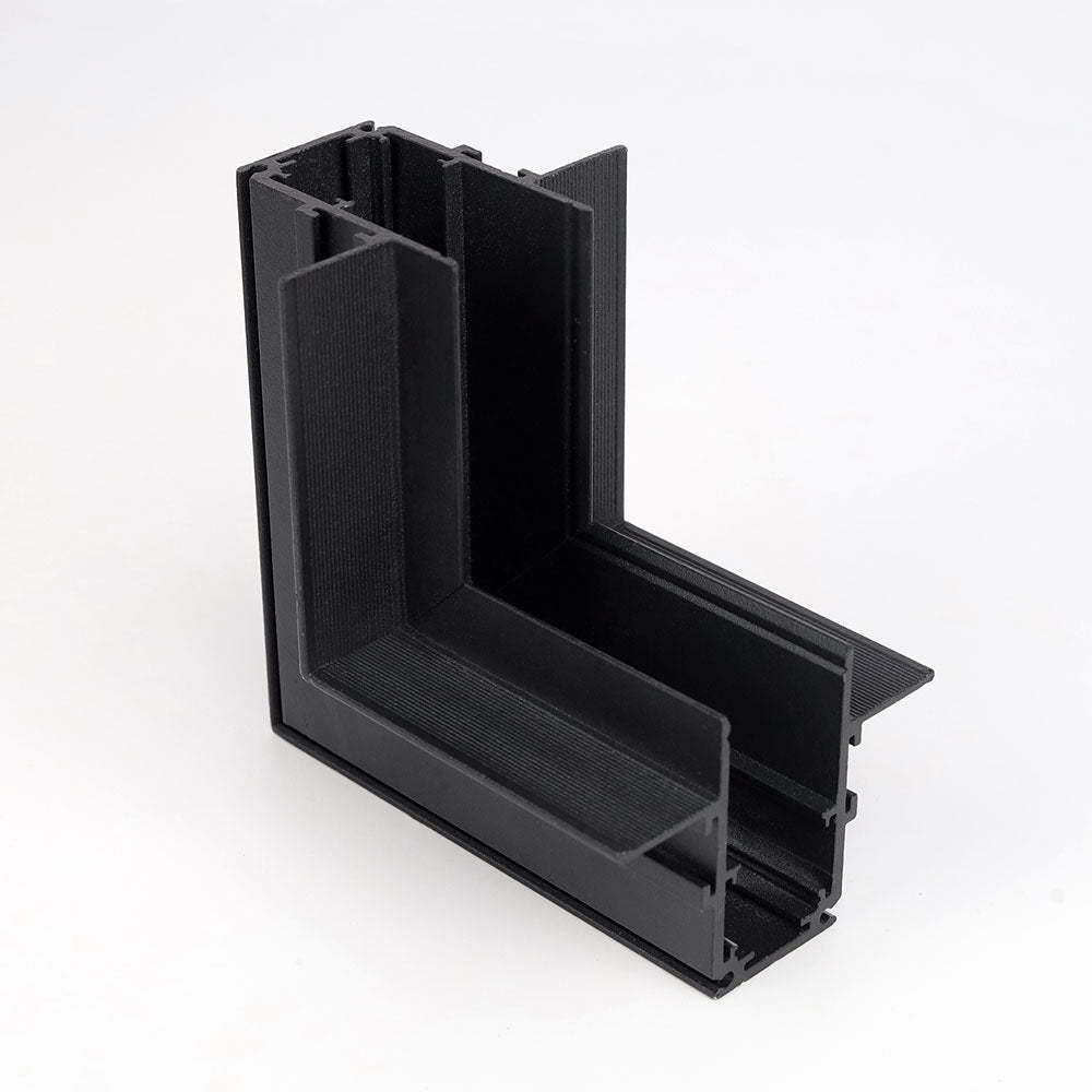 AM-MR-L20VFA - L Vertical Corner for Flush Mounted Magnetic Rail