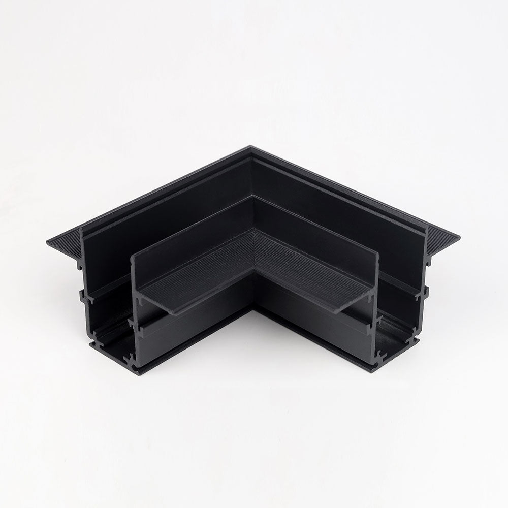 AM-MR-L20HFA - L Horizontal Corner for Flush Mounted Magnetic Rail