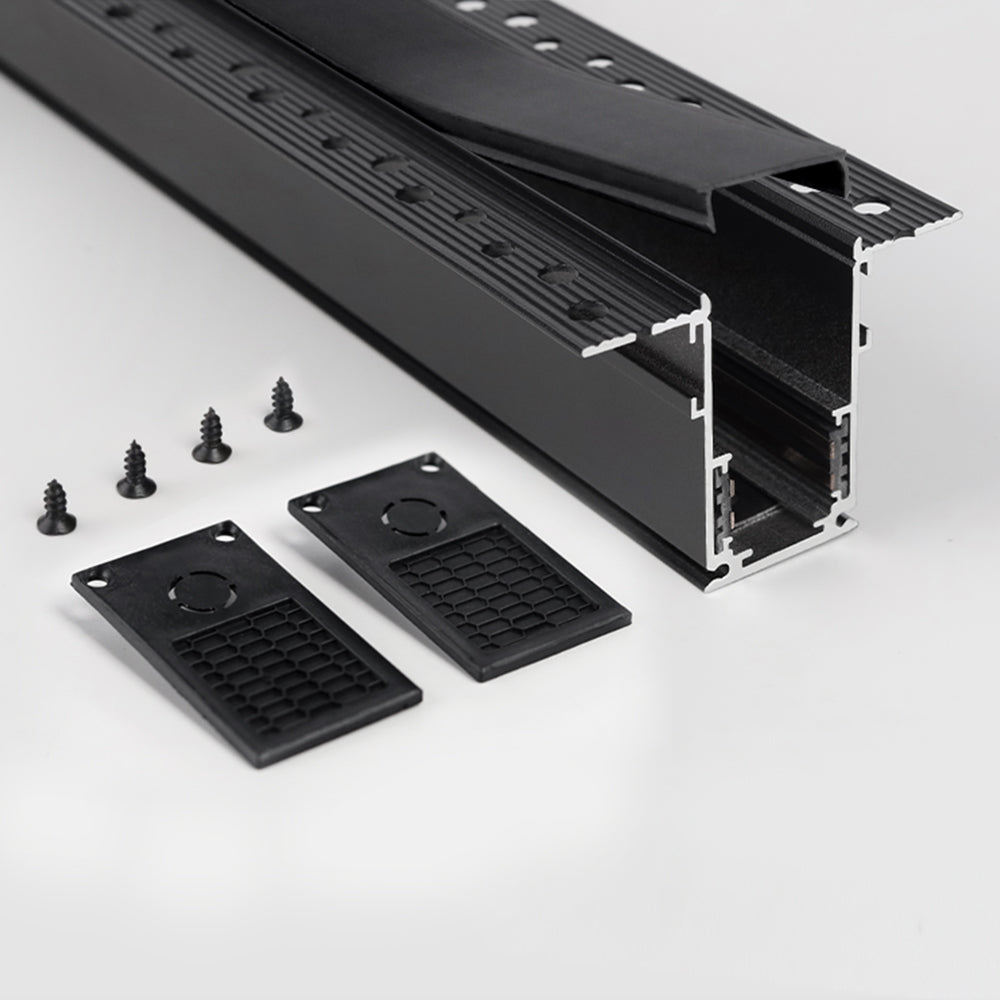 AM-MR-20P15C - (2M) 20 Style Plastering Mounted Magnetic Rail