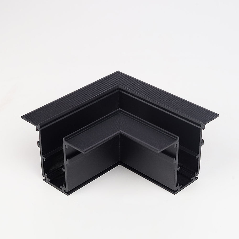 AM-MR-L20HPA - L Horizontal Corner for Plastering Mounted Magnetic Rail