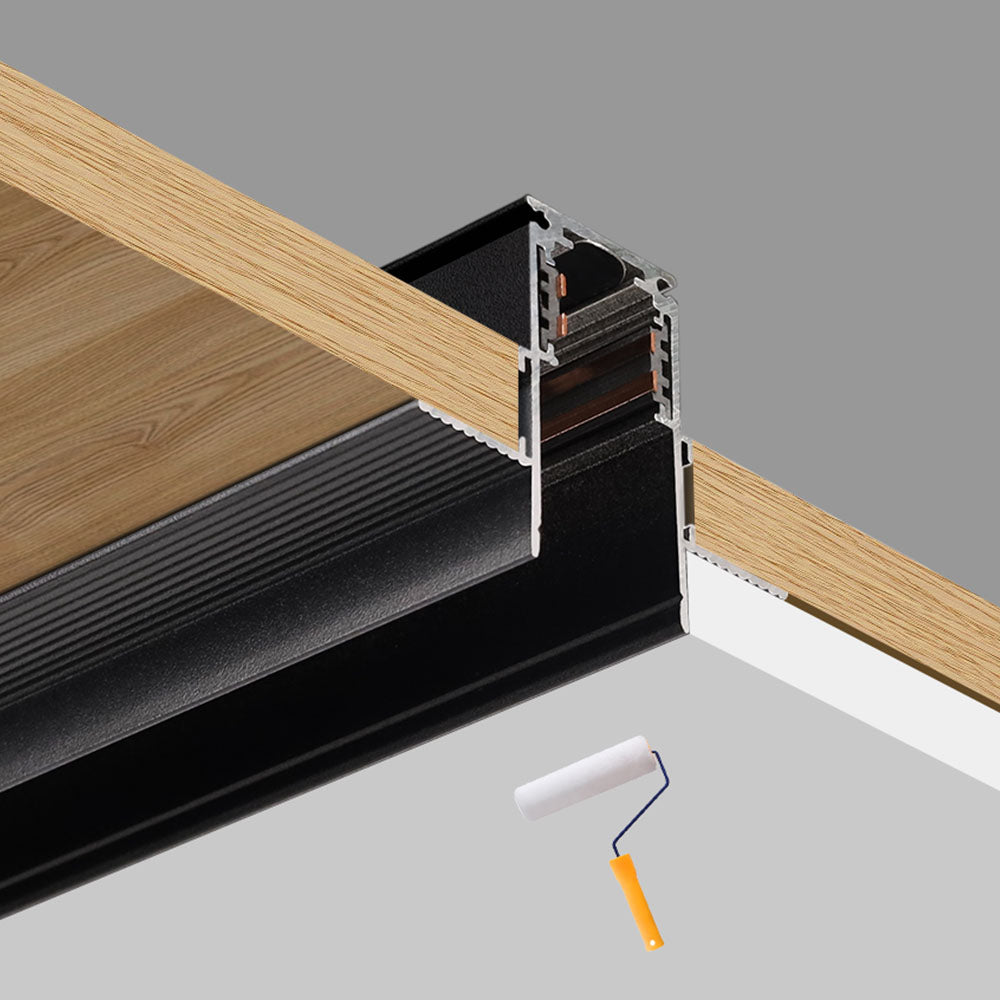 AM-MR-20F15C - (2M) 20 Style Flush Mounted Magnetic Rail