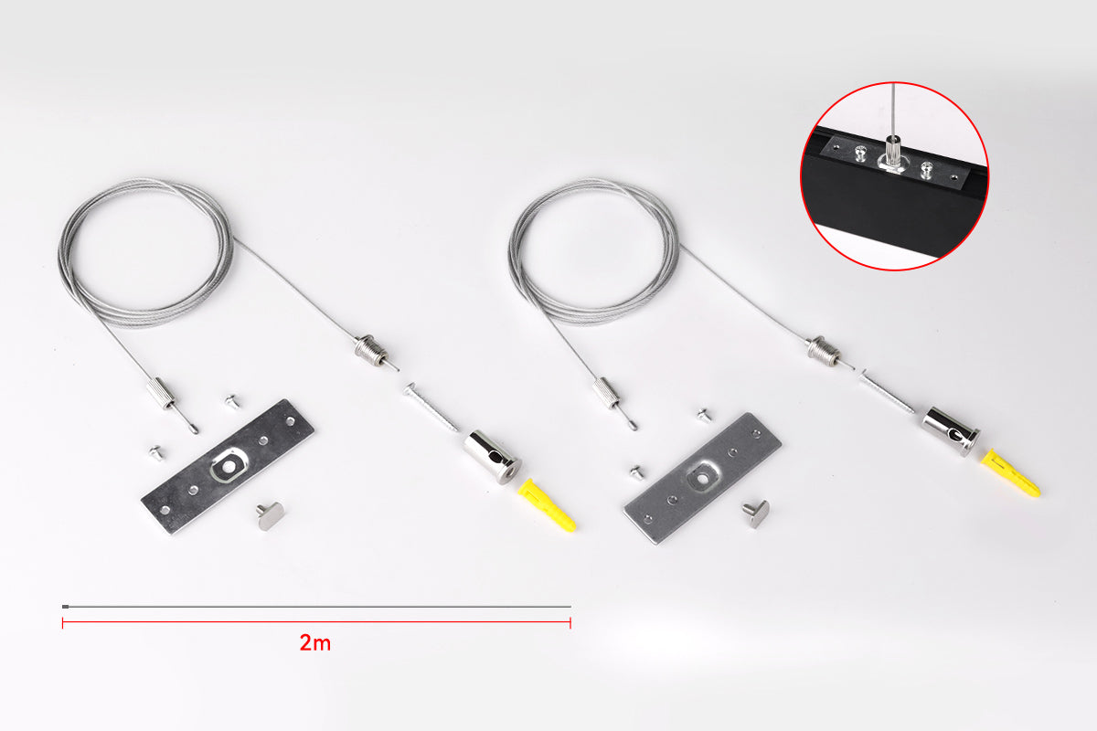 AM-MR-HL20N2 - Hanger-L for Surface Mounted Magnetic Rail