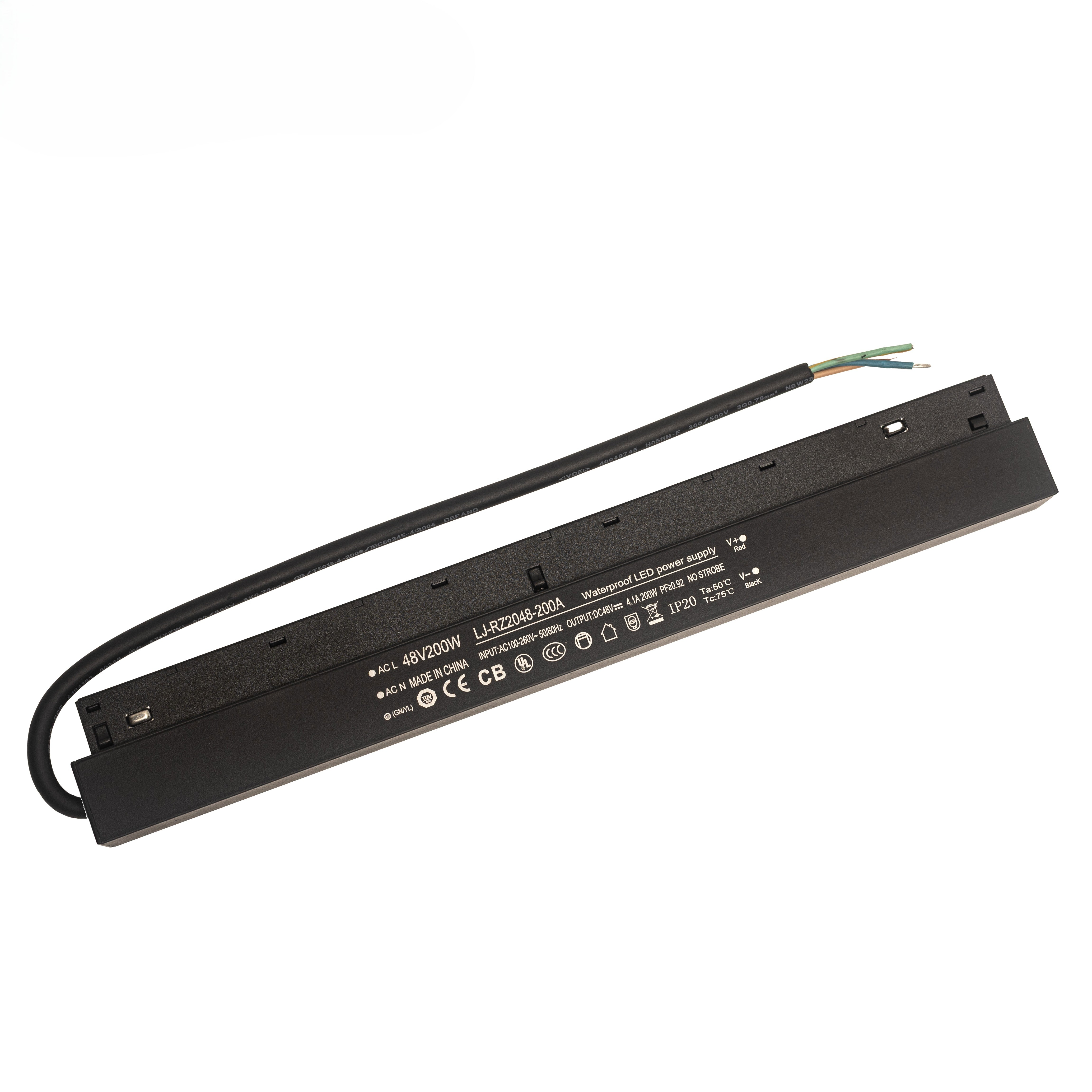 LED Driver 48V 200W IP20, Constant-Voltage Power Supply, LED Power Supply 100–260VAC 50/60Hz, Transformer for LED Lights