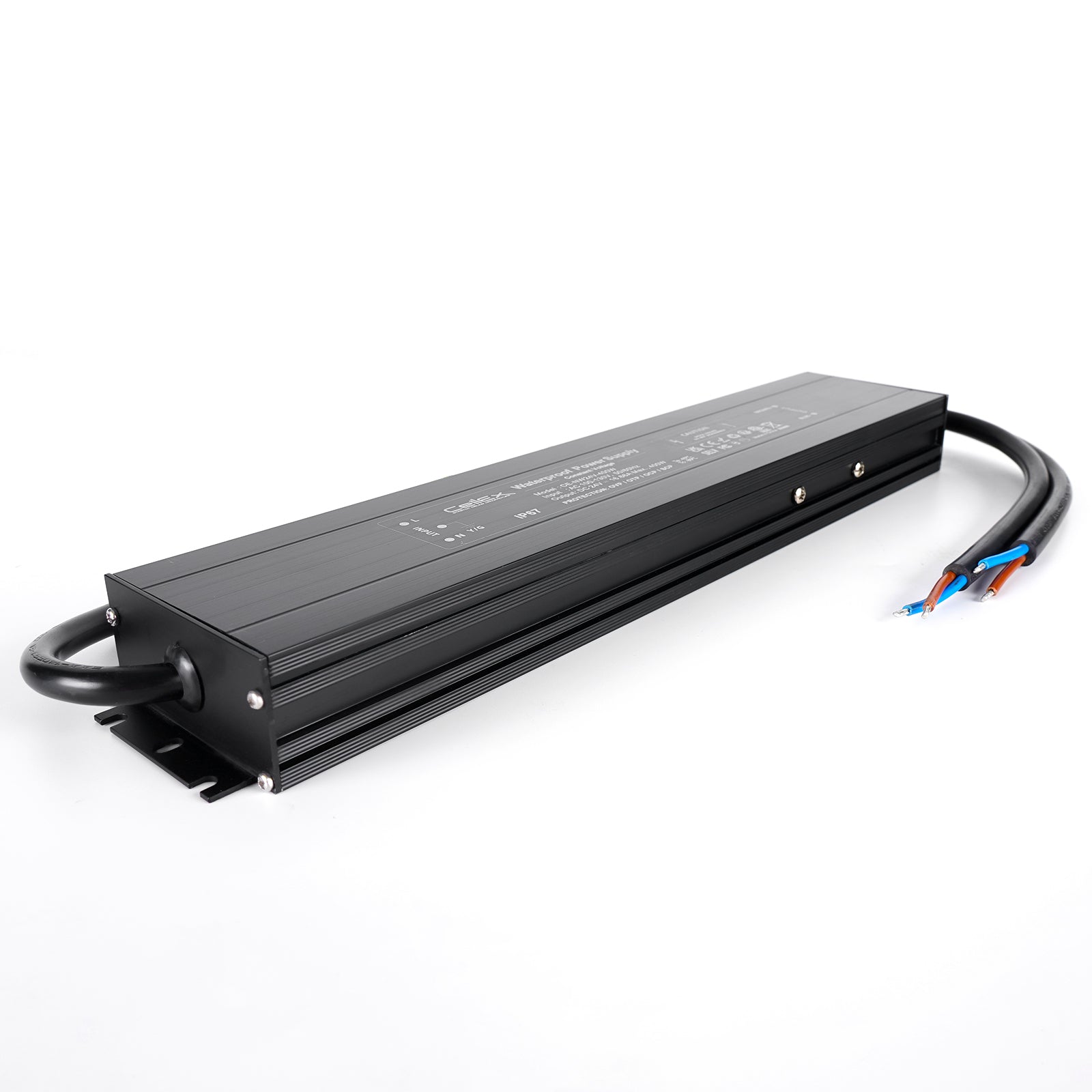 Ultra Slim LED Driver 24V 400W IP67 ETL Listed Class 2, Transformer for LED Lights, Waterproof Power Supply AC 100-130V 50/60Hz