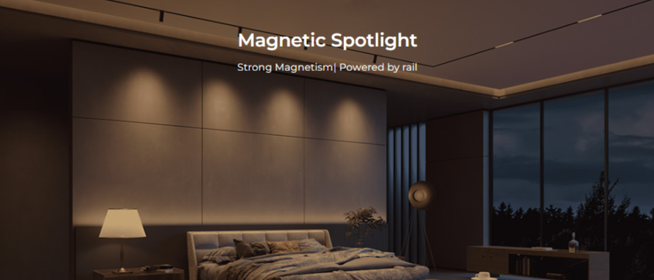 AS-S20-065-20A - 20W 4000K Black Adjustable Magnetic Spot Light