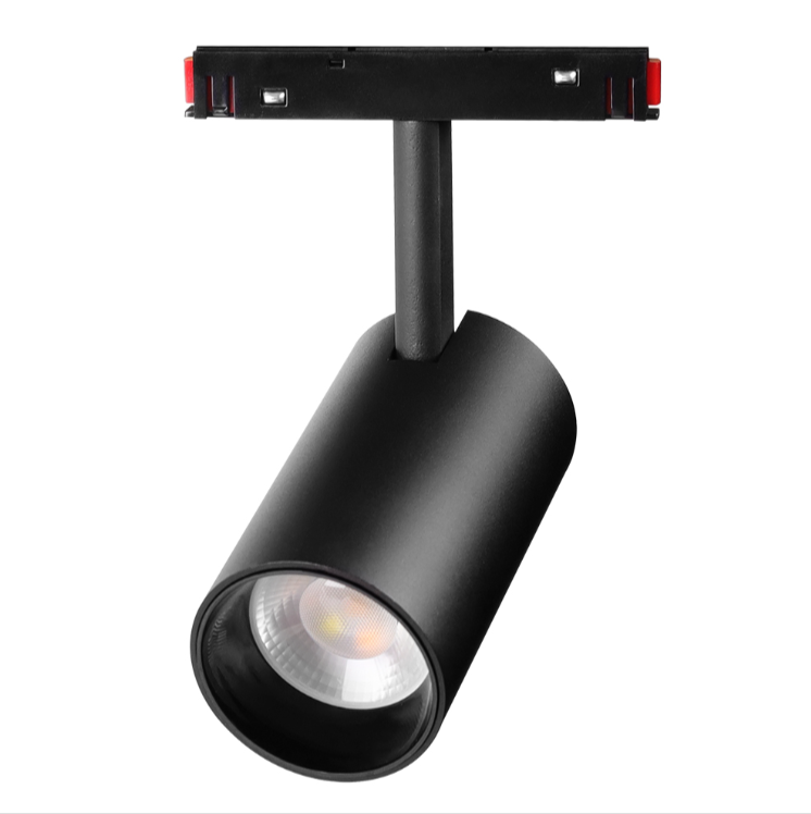 AS-S20-065-20A - 20W 4000K Black Adjustable Magnetic Spot Light