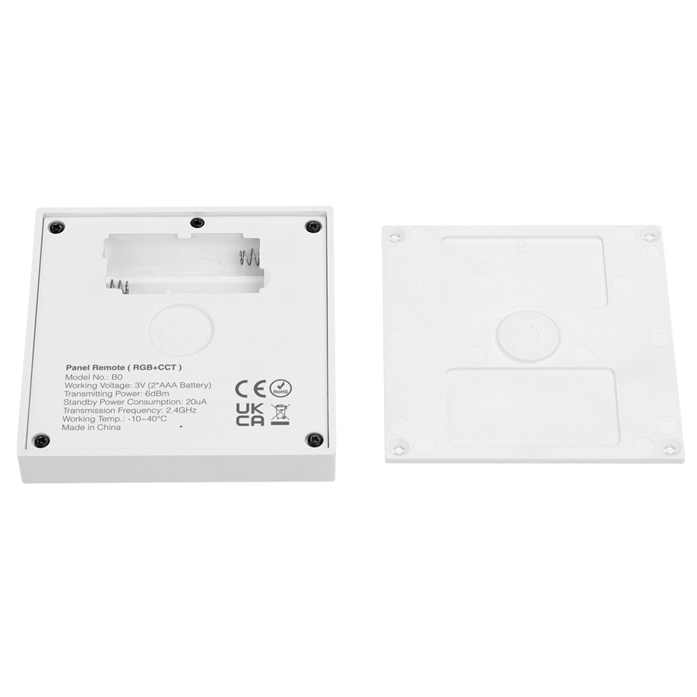 B0-W - Panel Remote (RGB+CCT) White