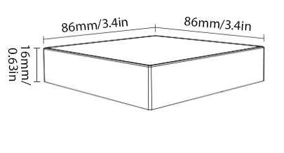 B5-B - 4-Zone Brightness Panel Remote Black