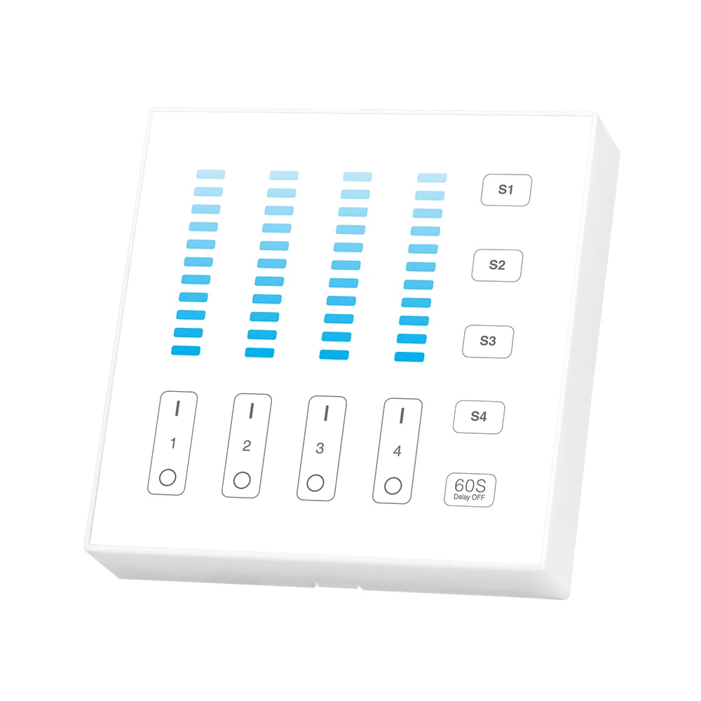 B5-W - 4-Zone Brightness Panel Remote White