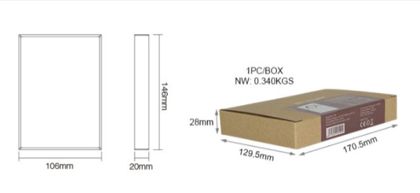 B8 - 8-Zone Smart Panel Remote (RGB+CCT)