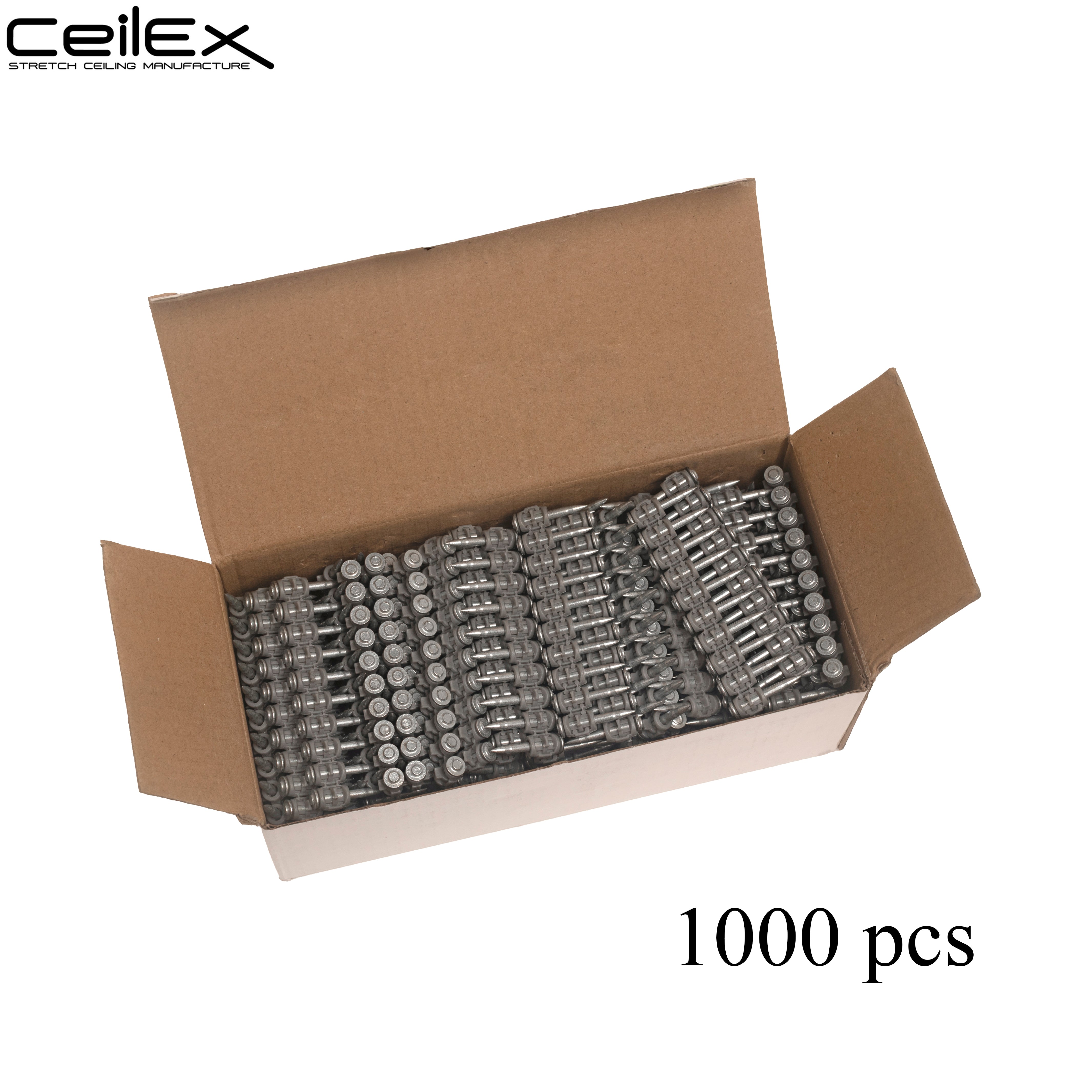 1000x Collated Concrete Nails 1'' (25mm) - for Hilti only B3 MX, BX3