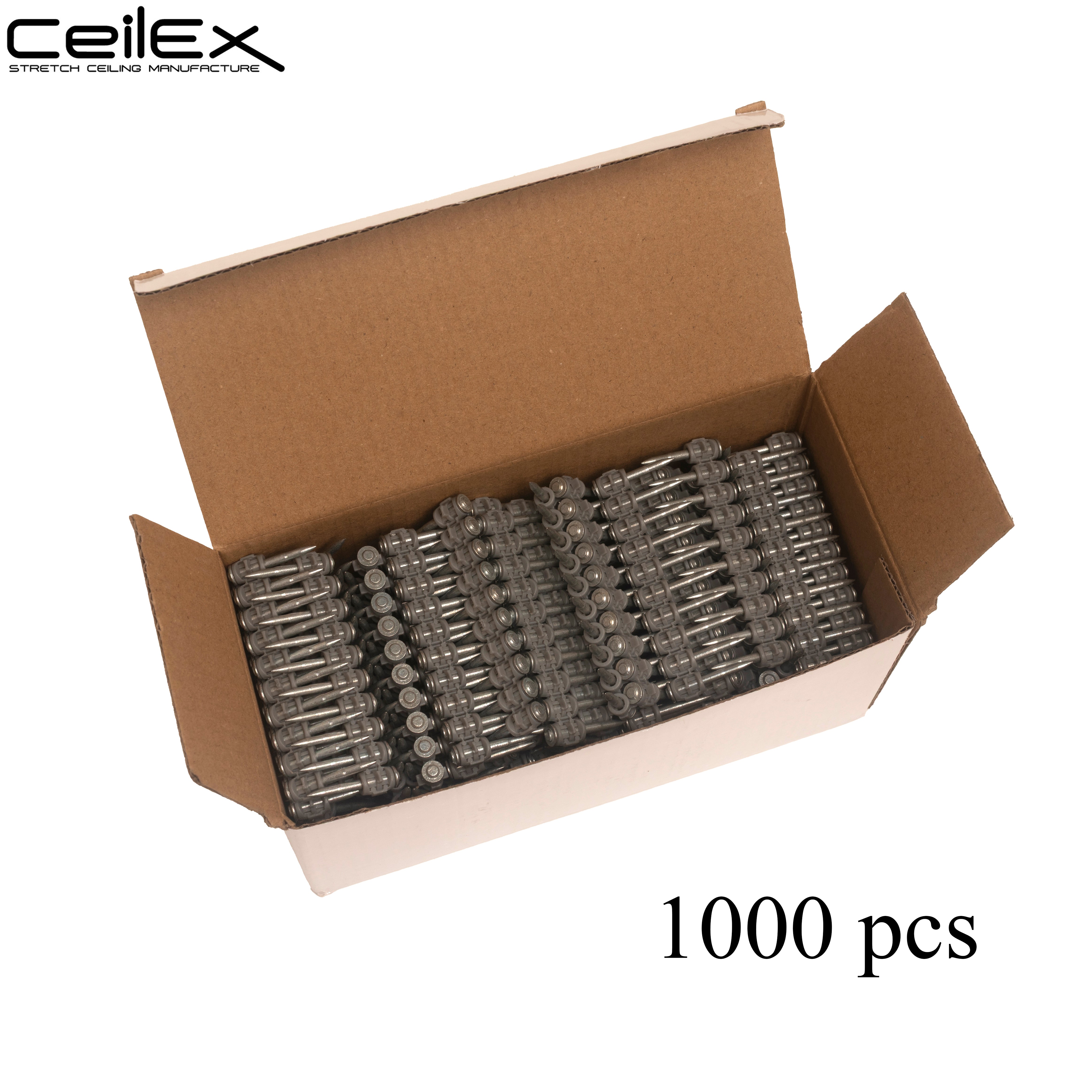 1000x Collated Concrete Nails 1 1/16'' (27mm) - for Hilti only B3 MX, BX3