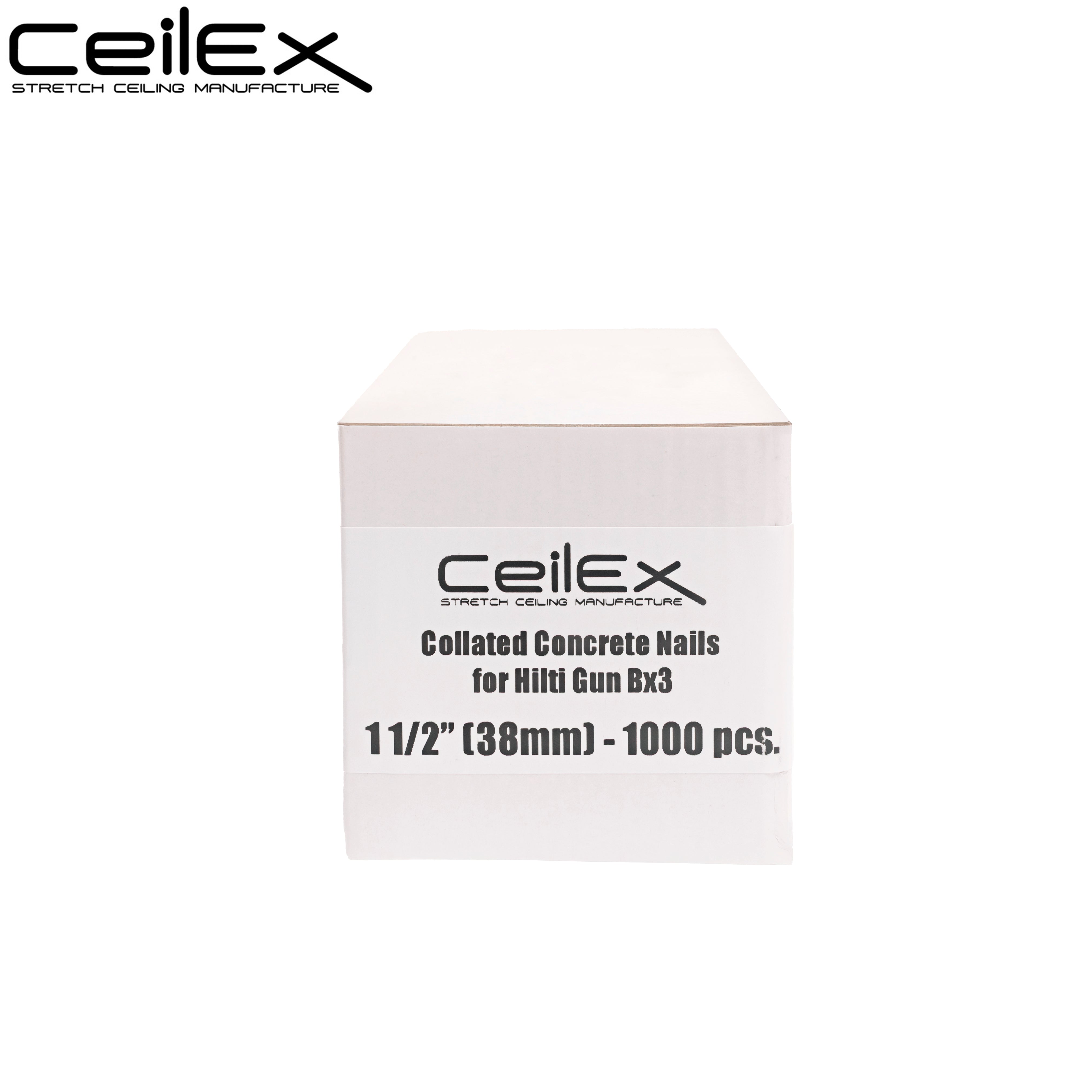 1000x Collated Concrete Nails 1 1/2'' (38mm) - for Hilti only B3 MX, BX3