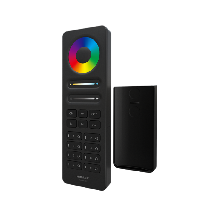 C8-B - 8-Zone RGB+CCT Remote (Black)