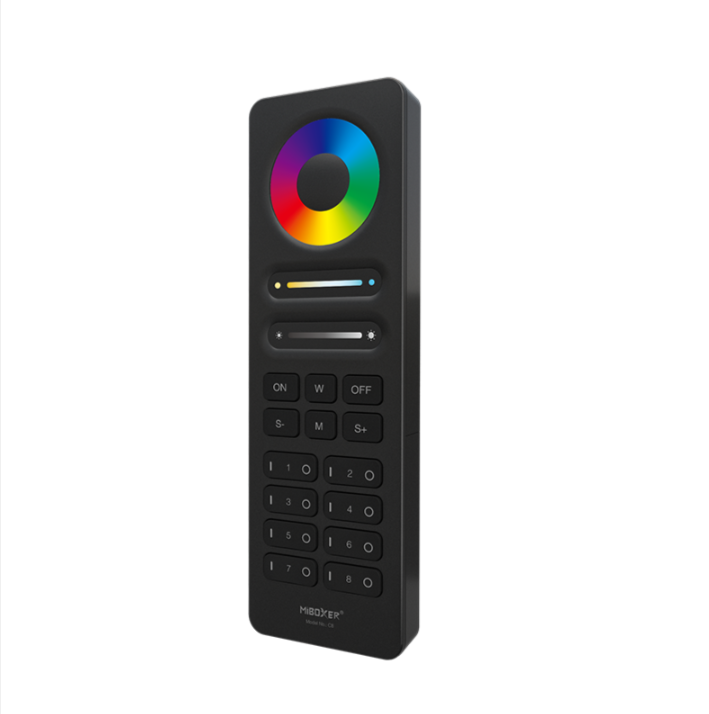 C8-B - 8-Zone RGB+CCT Remote (Black)