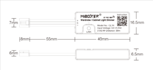 CL1R - Wardrobe & Cabinet Light Dimmer