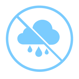 Unaffected by moisture