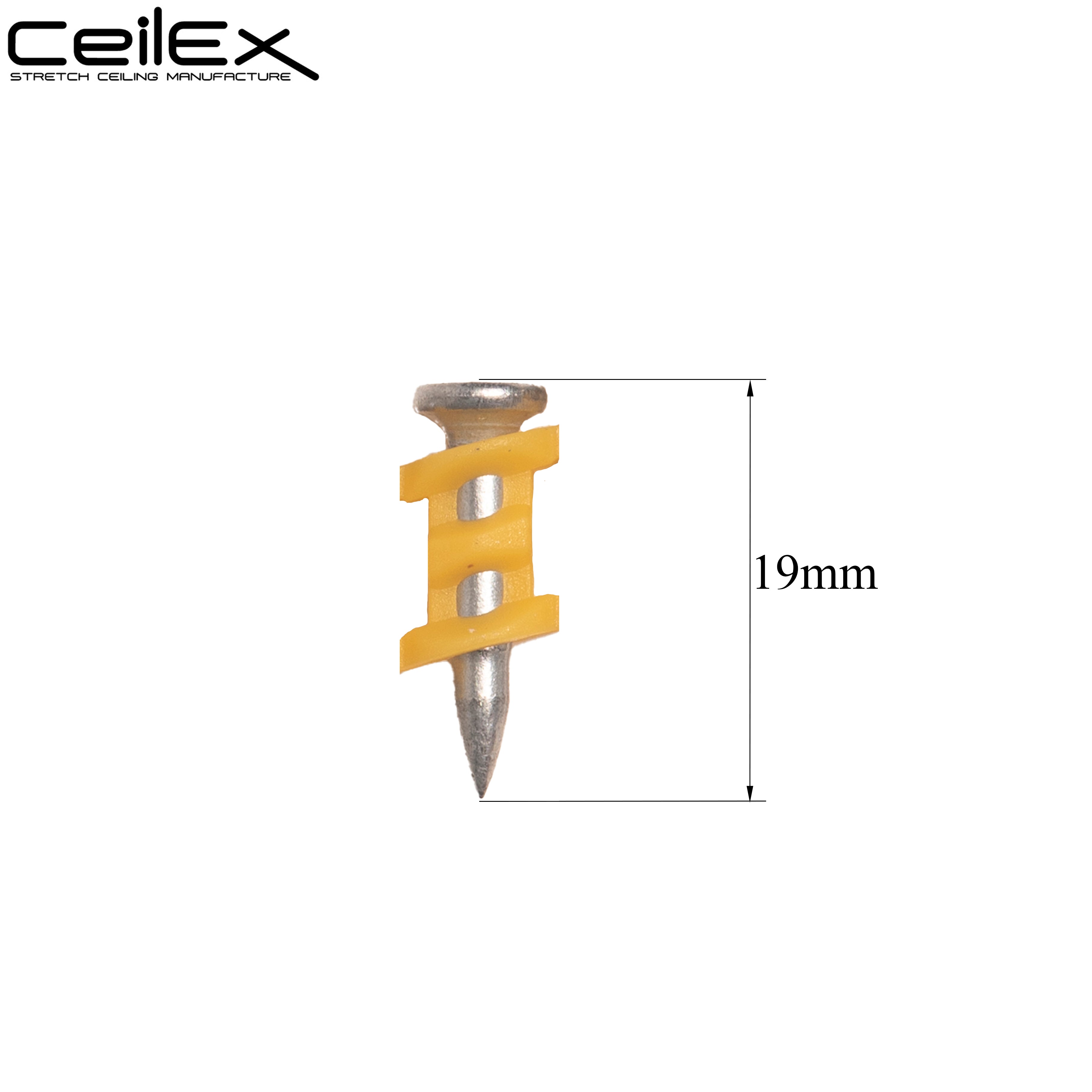 1005x Collated Concrete Nails 3/4'' (19mm) - for DeWalt DCN890