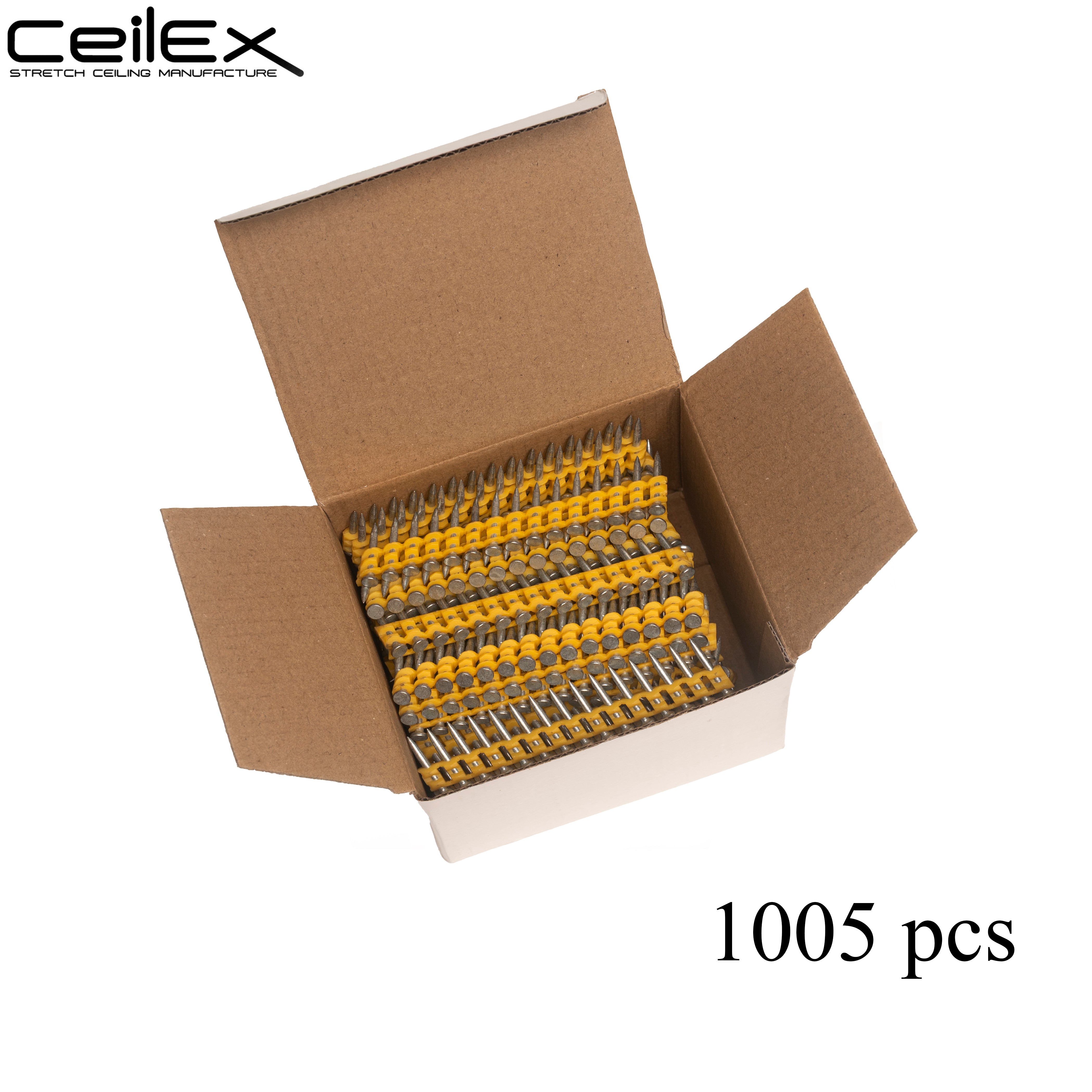 1005x Collated Concrete Nails 1'' (25mm) - for DeWalt DCN890