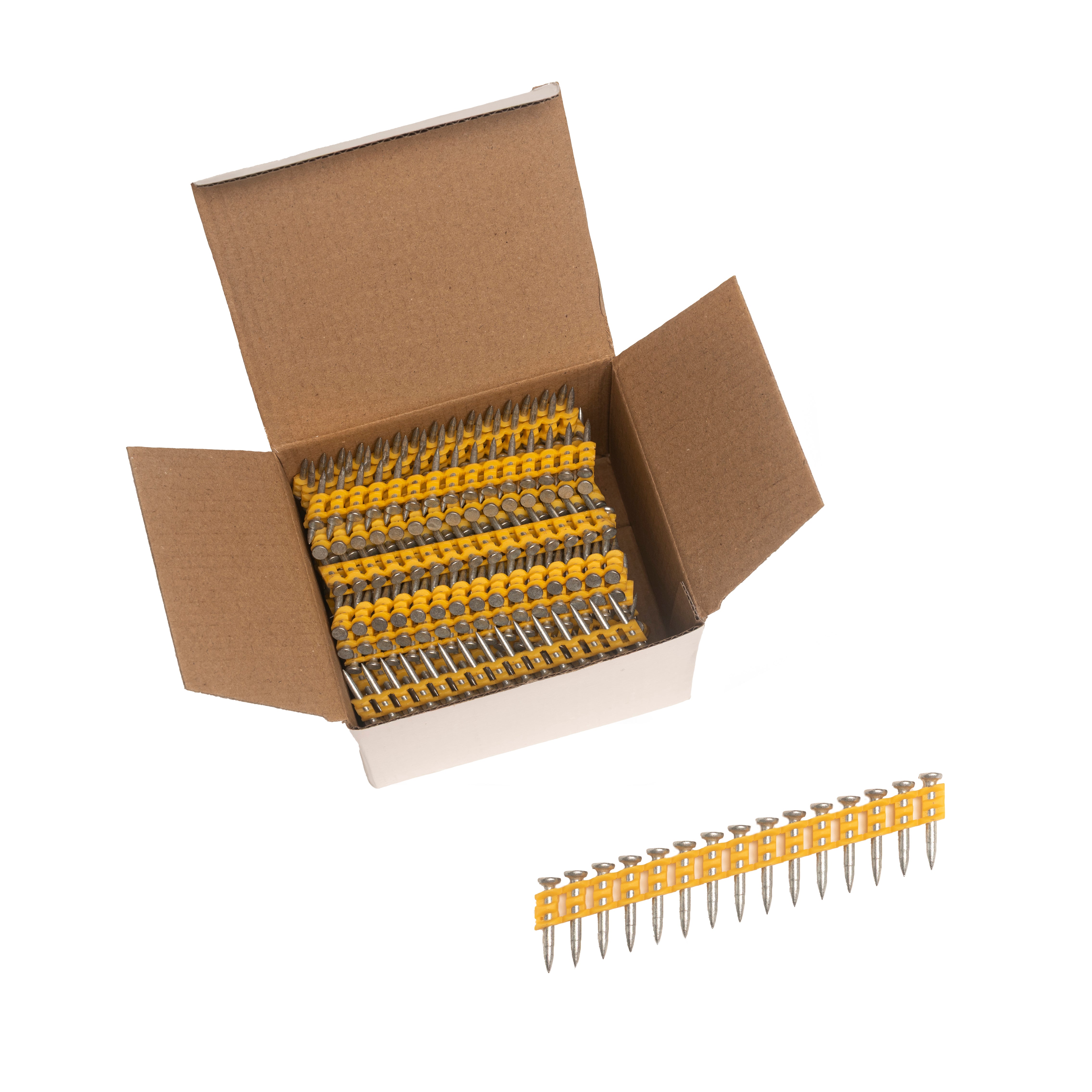 1005x Collated Concrete Nails 1'' (25mm) - for DeWalt DCN890