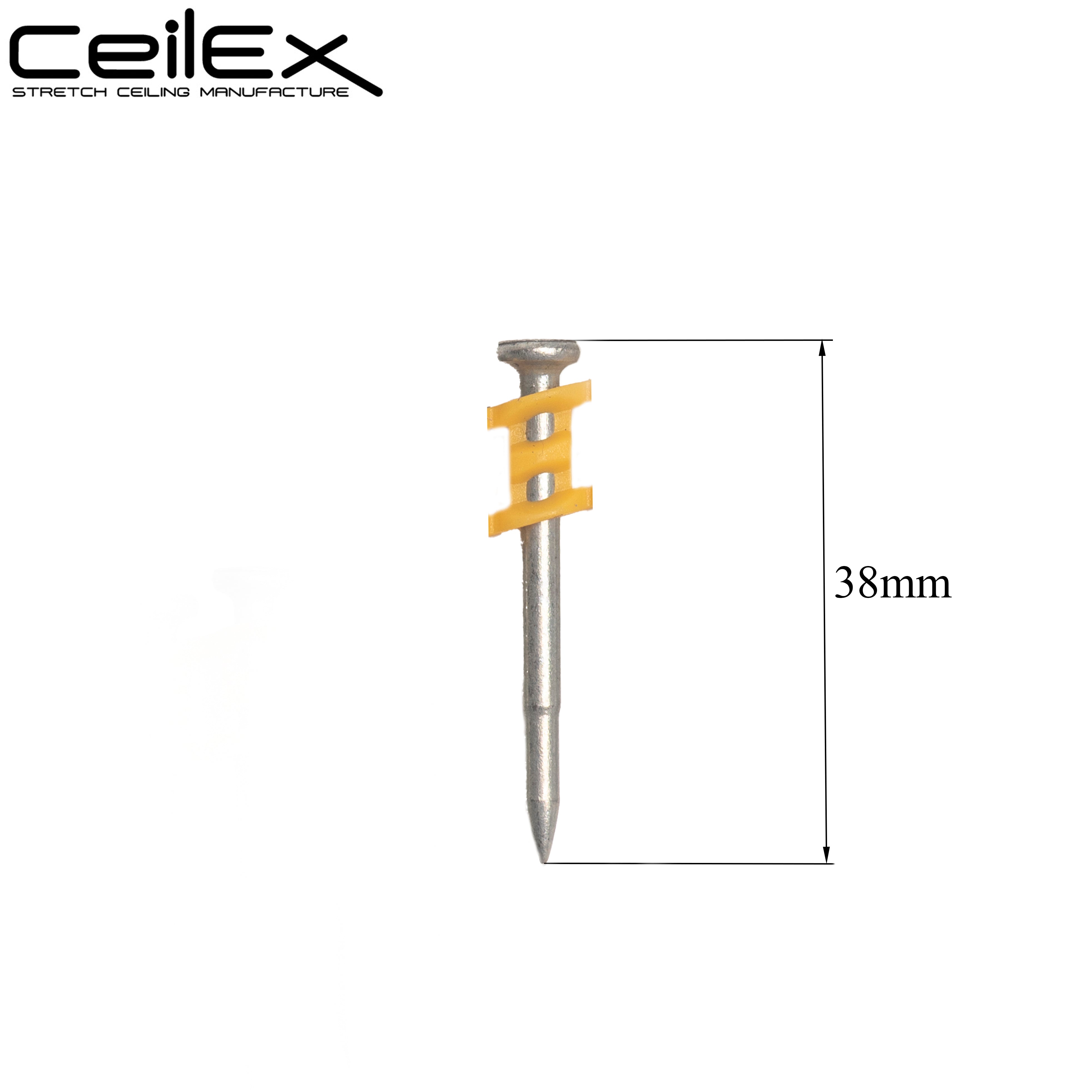1005x Collated Concrete Nails 1 1/2'' (38mm) - for DeWalt DCN890