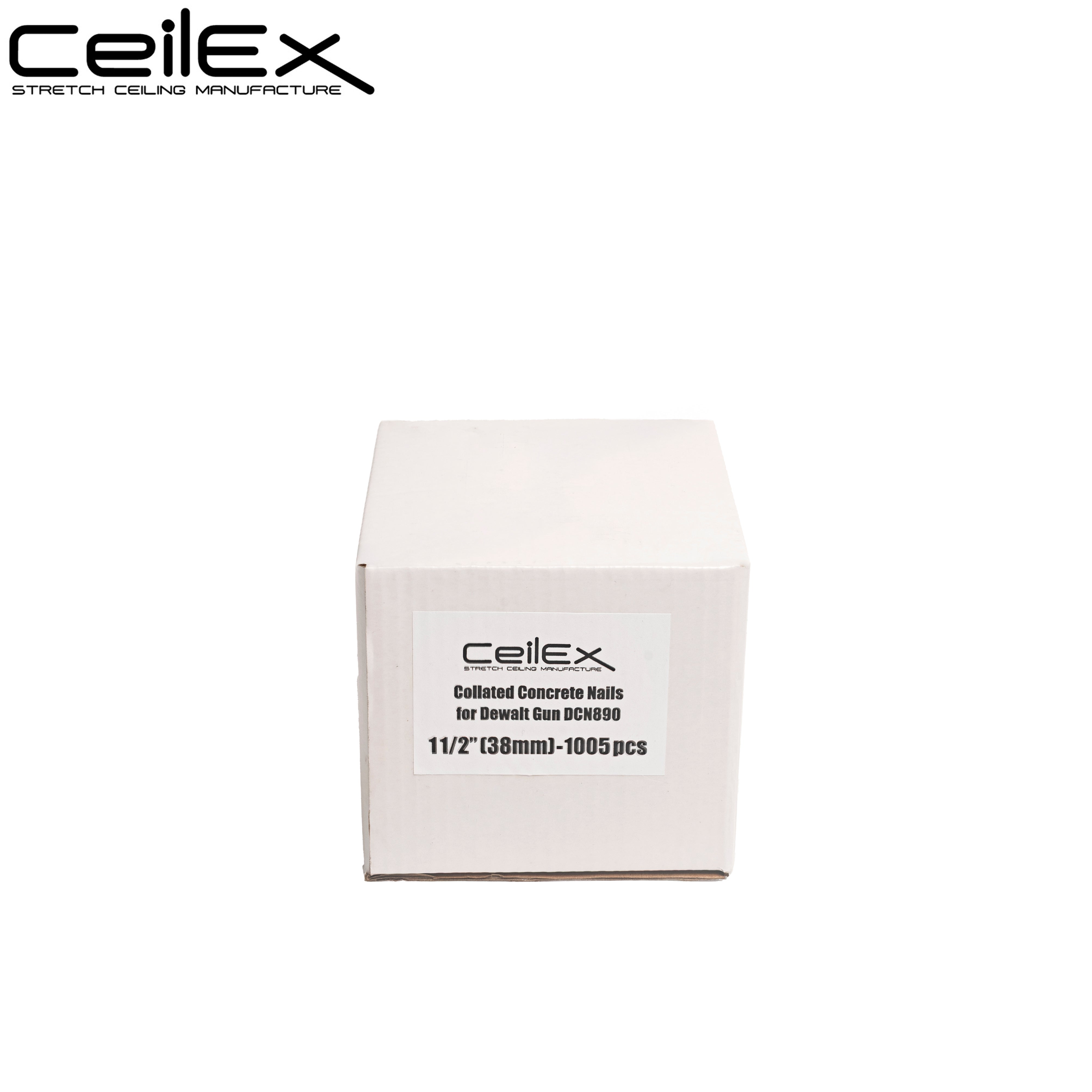 1005x Collated Concrete Nails 1 1/2'' (38mm) - for DeWalt DCN890