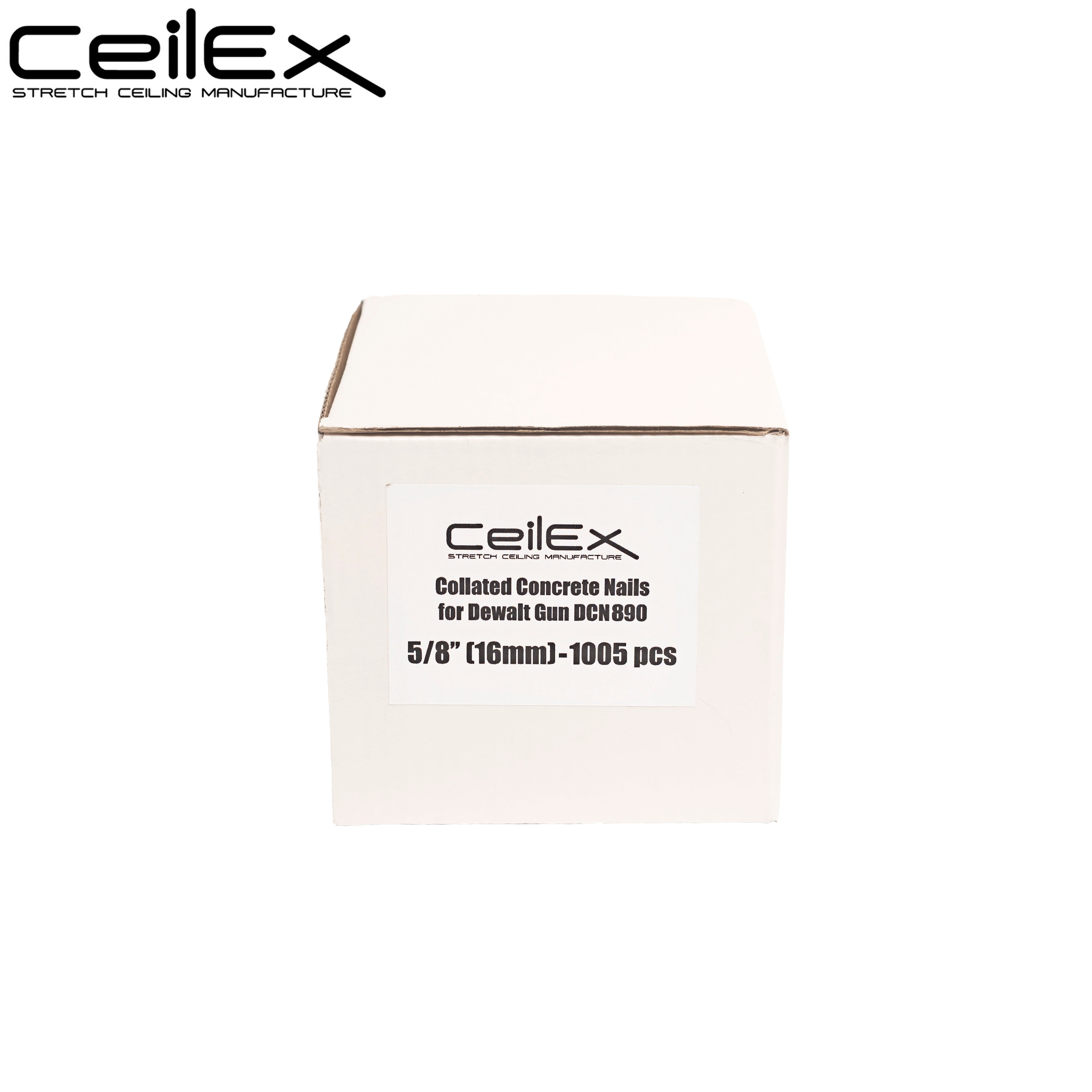 1005x Collated Concrete Nails 5/8'' (16mm) - for DeWalt DCN890