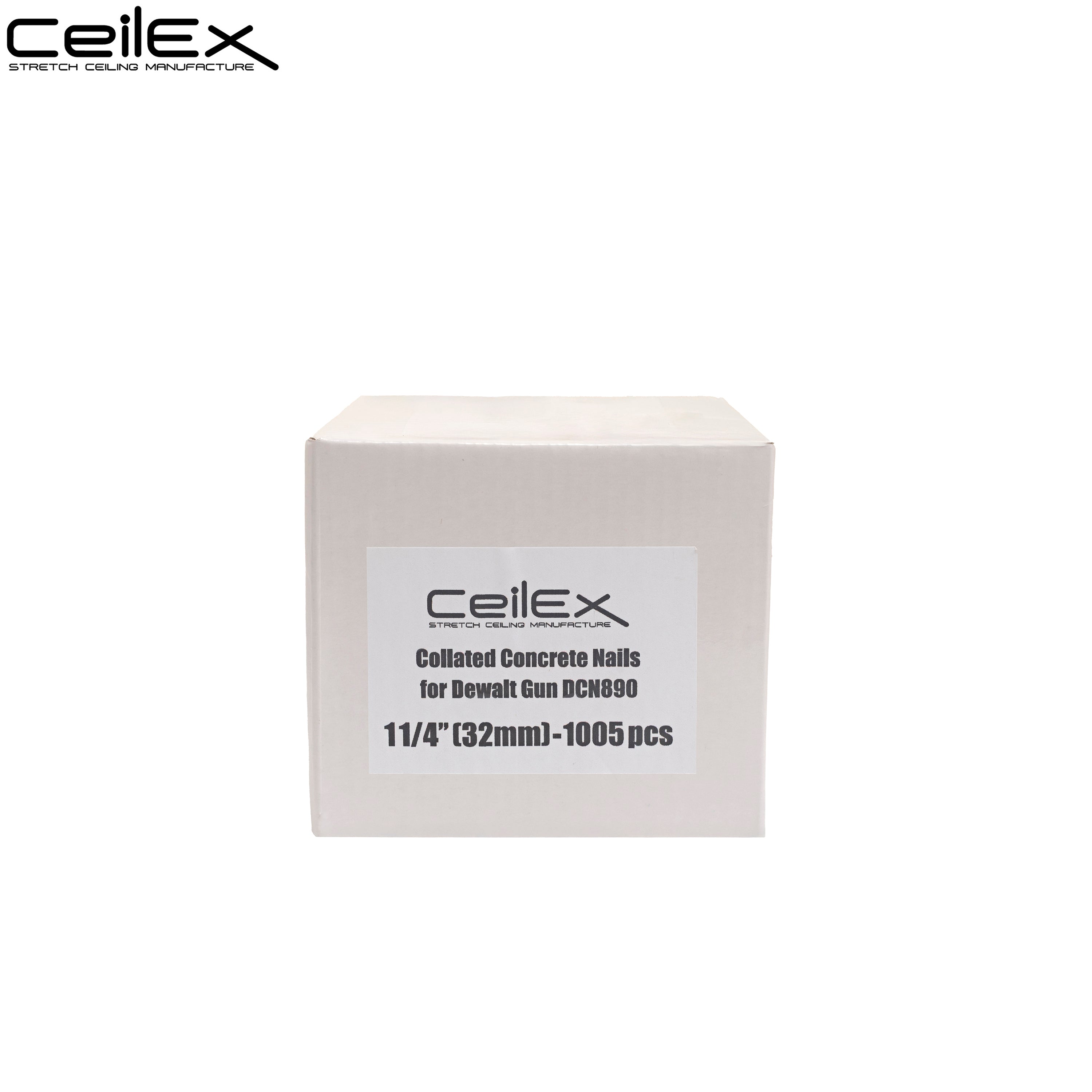 1005x Collated Concrete Nails 1 1/4'' (32mm) - for DeWalt DCN890