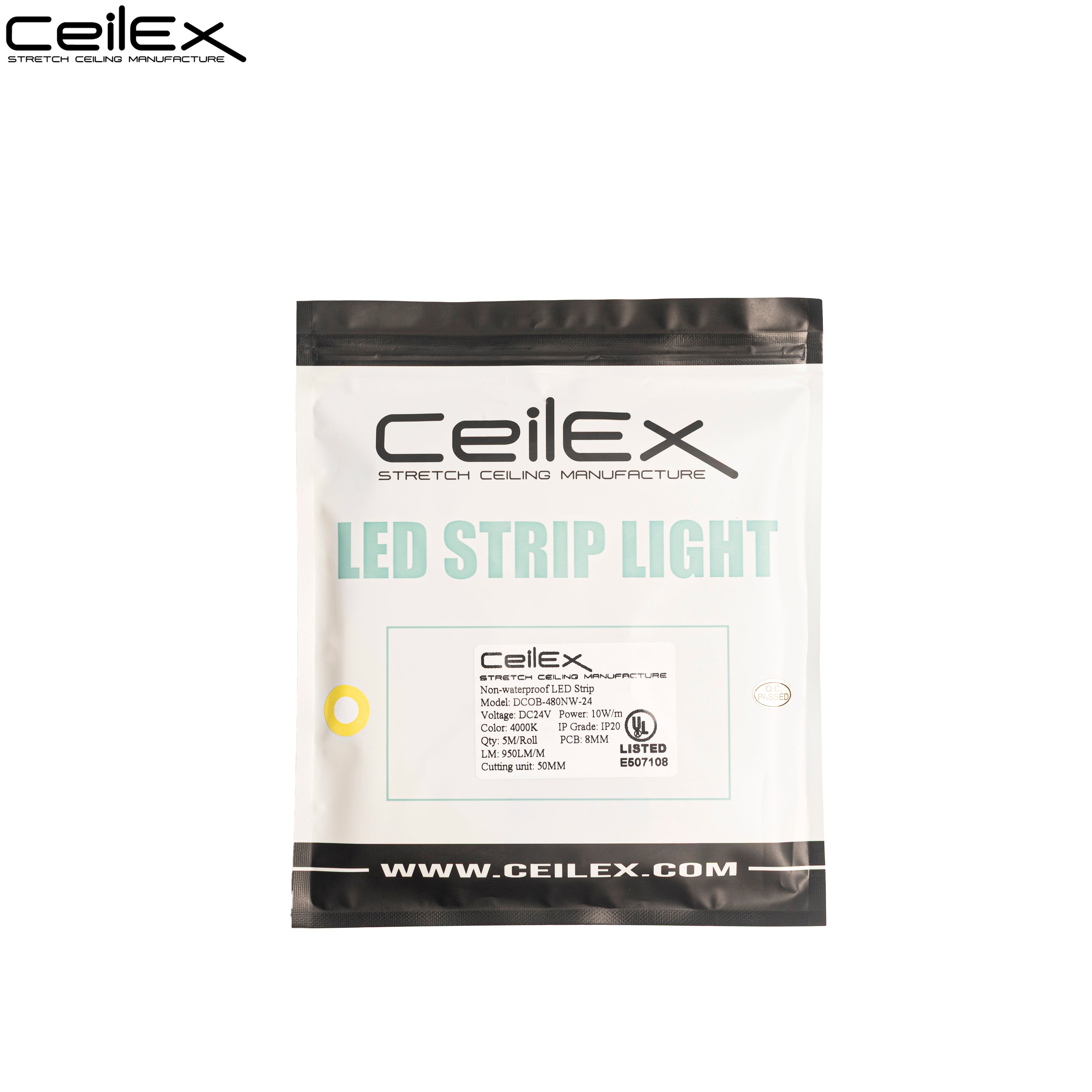 CE-DCOB-480NW-24 - Non-waterproof Reel to Reel 480chips/m (Natural White 4000K)