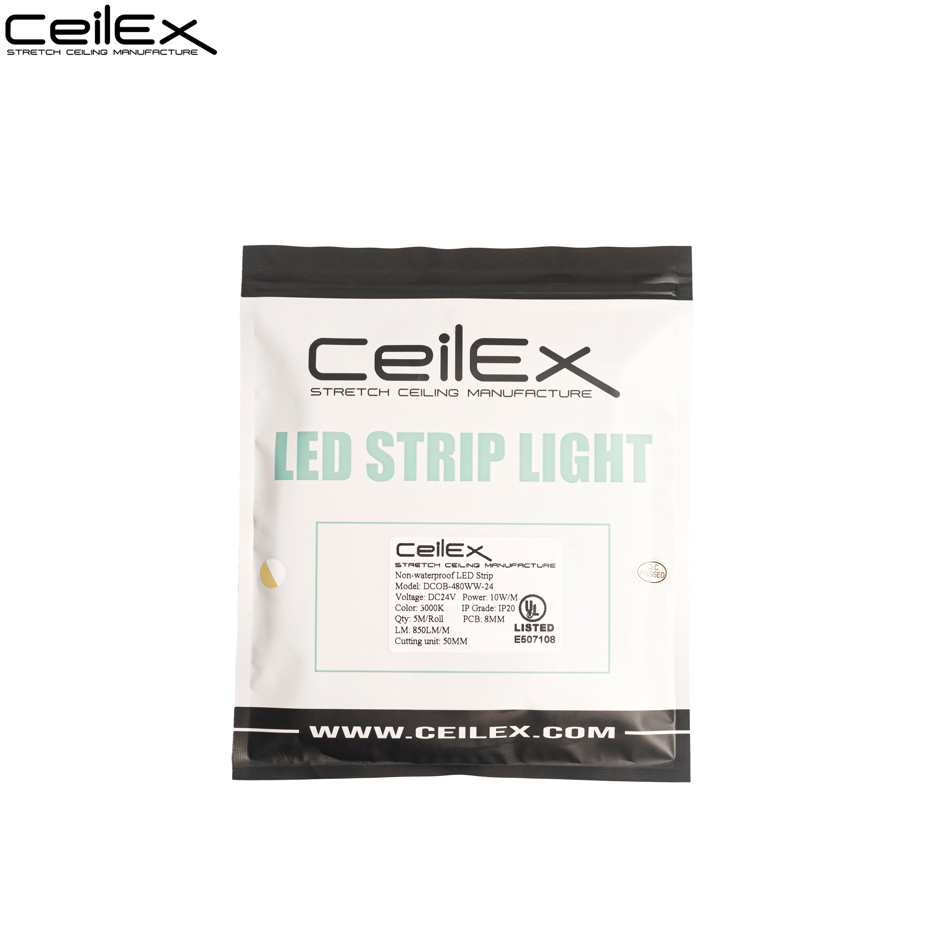 CE-DCOB-480WW-24 - Non-waterproof Reel to Reel 480chips/m (Warm White 3000K)