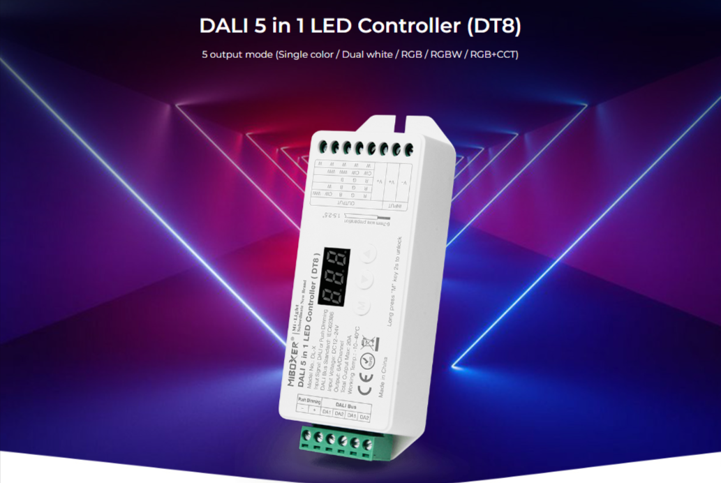 DL-X - DALI 5 in 1 LED Controller (DT8)
