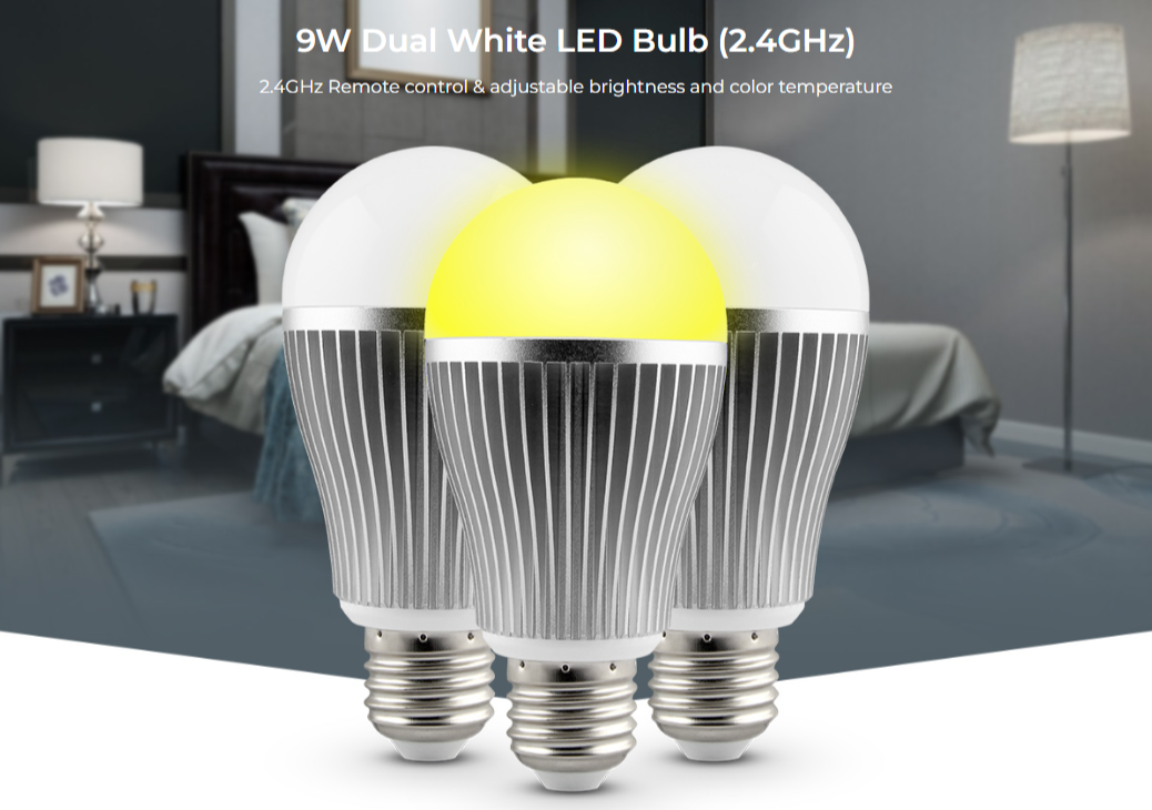 FUT019 E26 - 9W Dual White LED Bulb (2.4GHz)