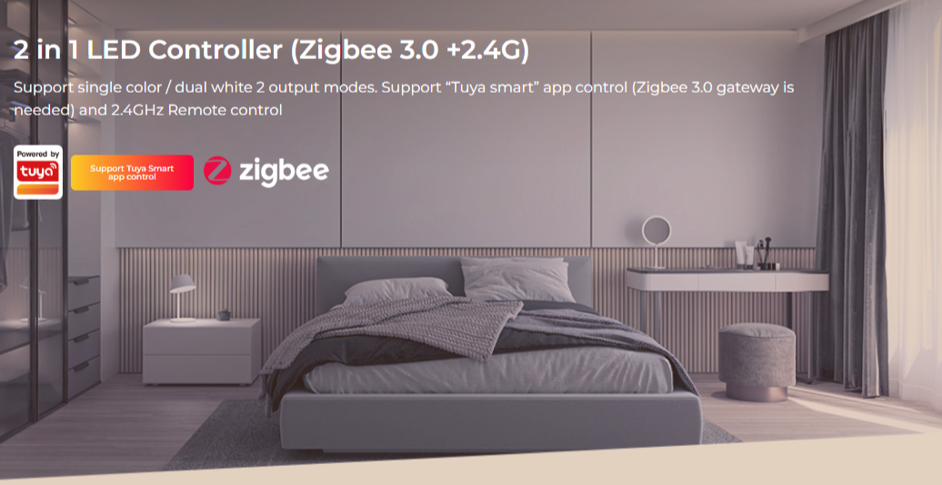 FUT035Z+ (SZ2) - 2 in 1 LED Controller (Zigbee 3.0 +2.4G)