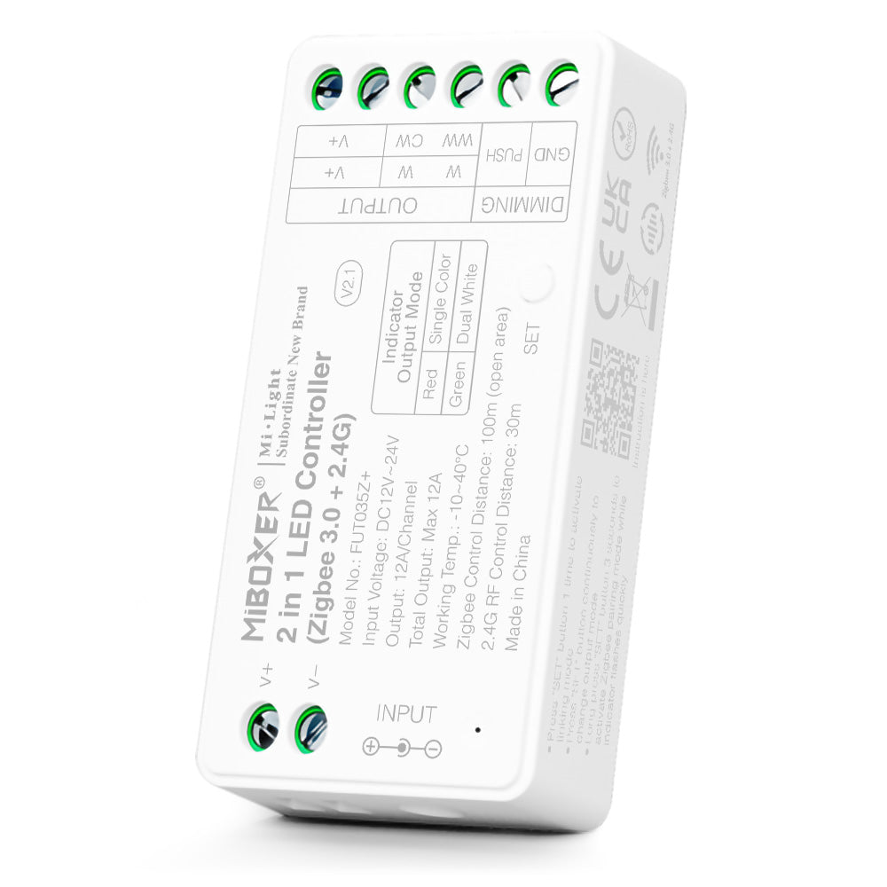 FUT035Z+ (SZ2) - 2 in 1 LED Controller (Zigbee 3.0 +2.4G)
