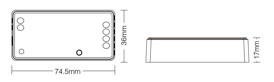 FUT035Z+ (SZ2) - 2 in 1 LED Controller (Zigbee 3.0 +2.4G)