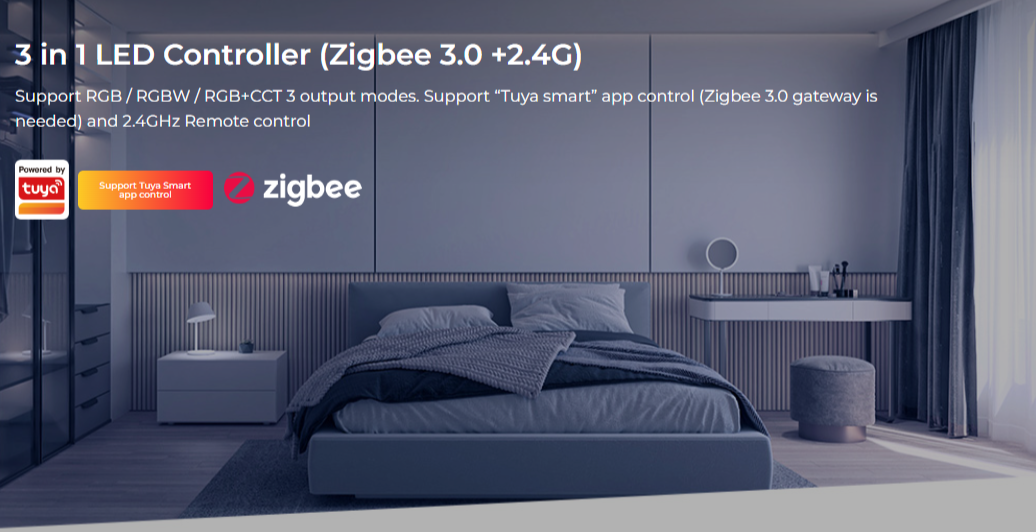 FUT037Z+ - 3 in 1 LED Controller (Zigbee 3.0 +2.4G)