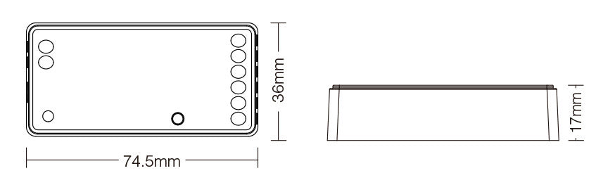 FUT037Z+ - 3 in 1 LED Controller (Zigbee 3.0 +2.4G)