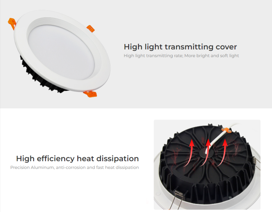 FUT060 - 25W RGB+CCT LED Downlight (2.4GHz)