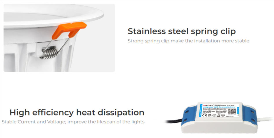 FUT065 - 18W RGB+CCT LED Downlight (2.4GHz)
