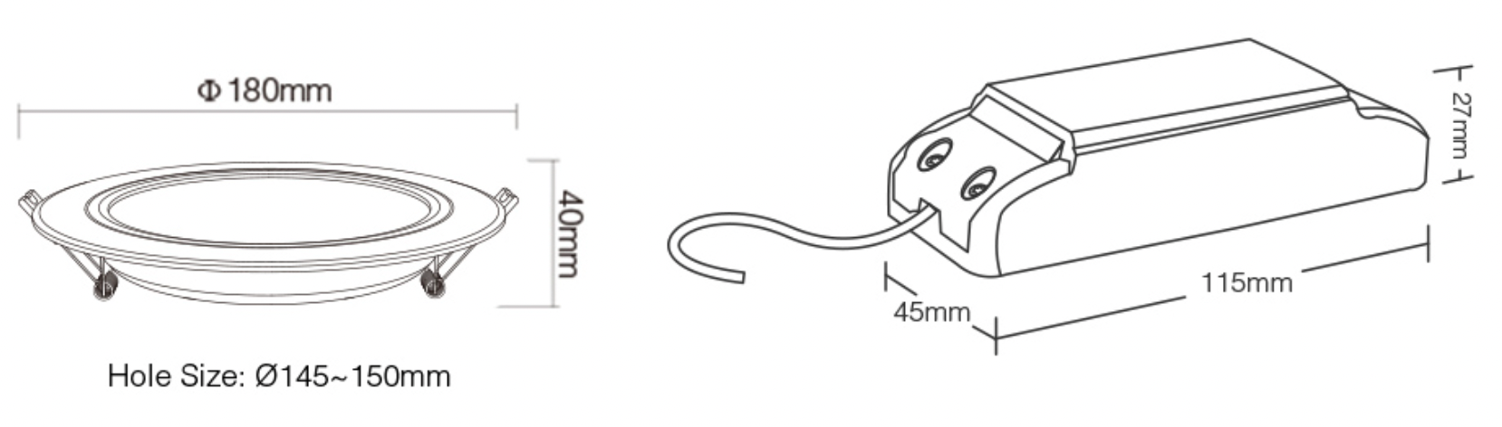FUT066Z - 12W RGB+CCT LED Downlight (Zigbee 3.0)