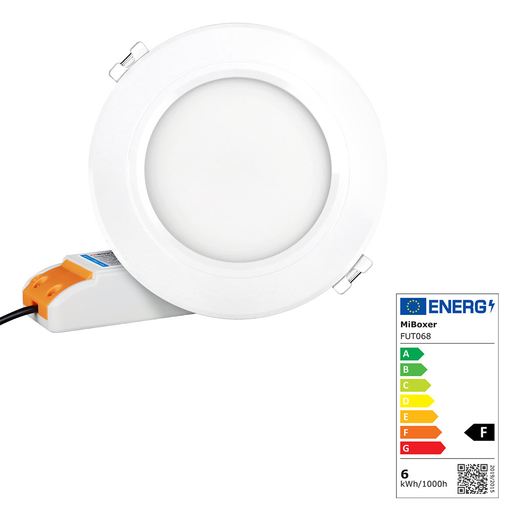FUT068-W - 6W RGB+CCT LED Downlight (2.4GHz) White