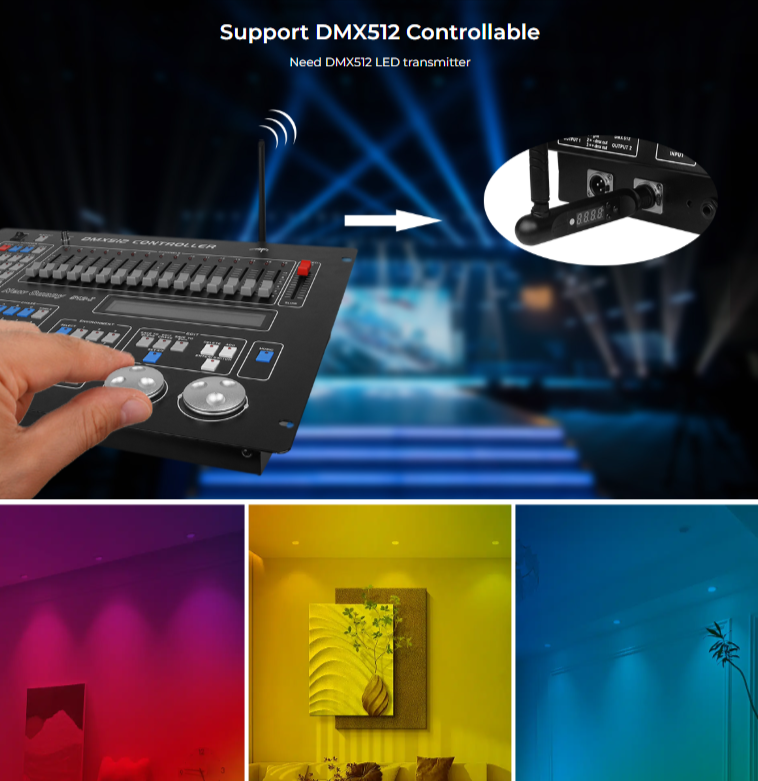 FUT074WR - 6W RGB+CCT LED Downlight (WiFi+2.4GHz)