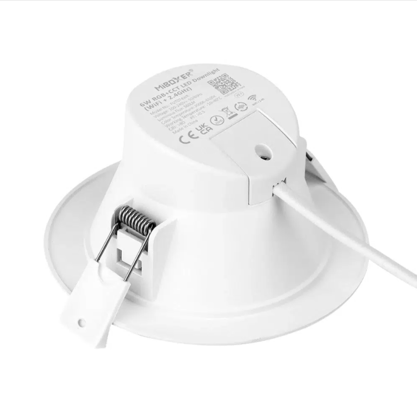 FUT074WR - 6W RGB+CCT LED Downlight (WiFi+2.4GHz)
