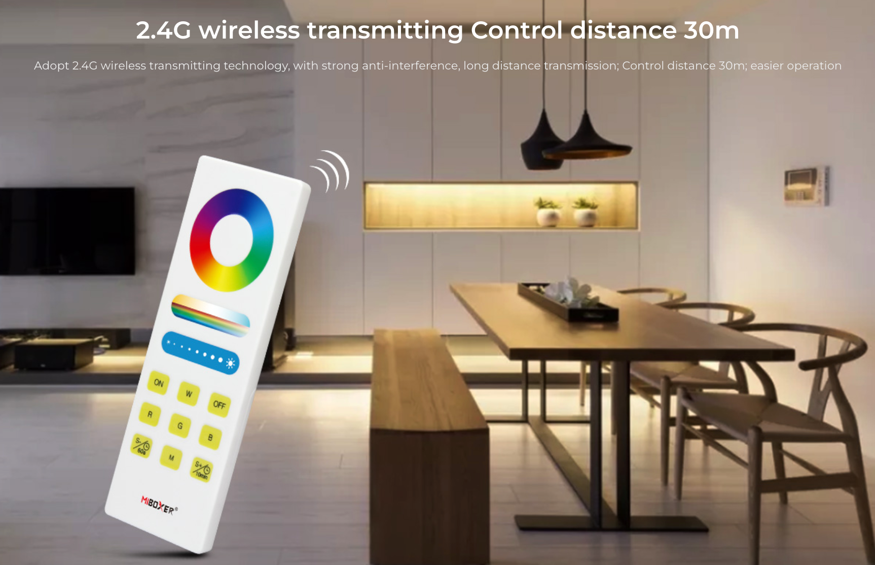 FUT088 - RGB+CCT Full Touch Remote