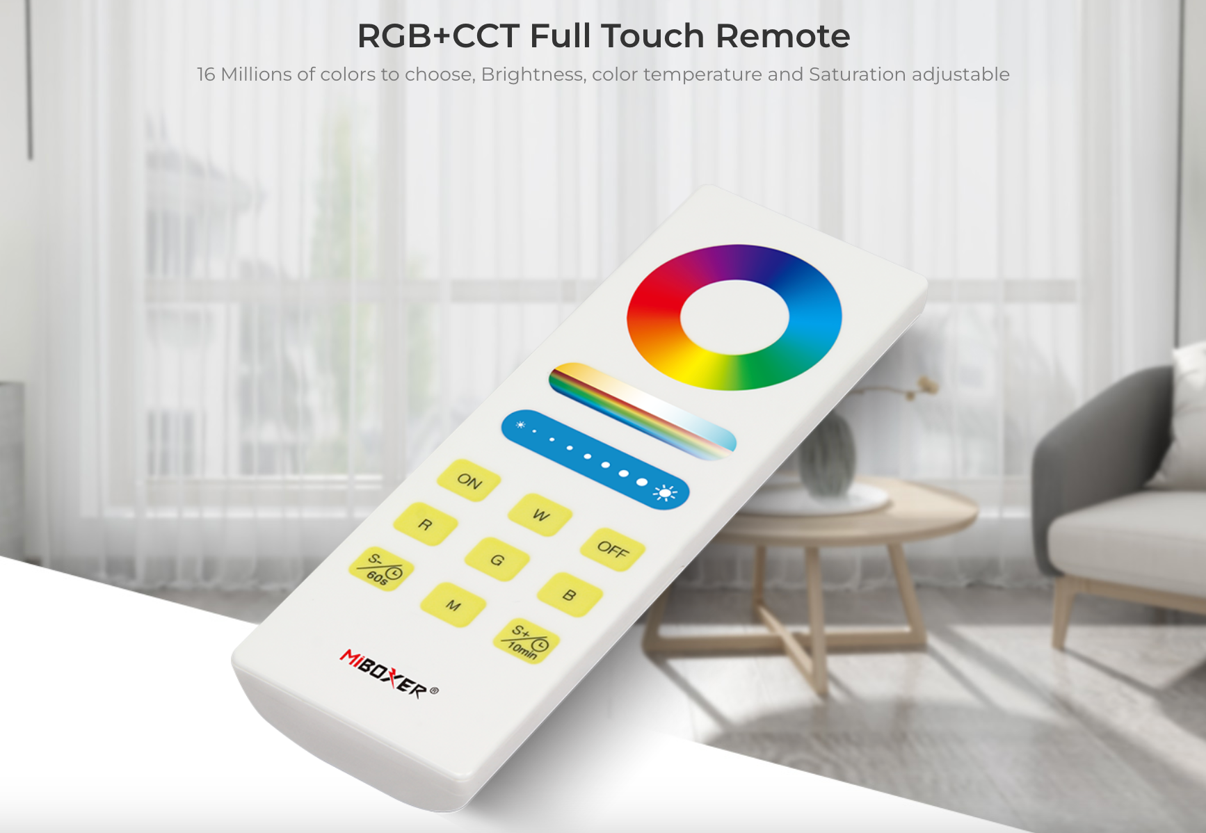 FUT088 - RGB+CCT Full Touch Remote