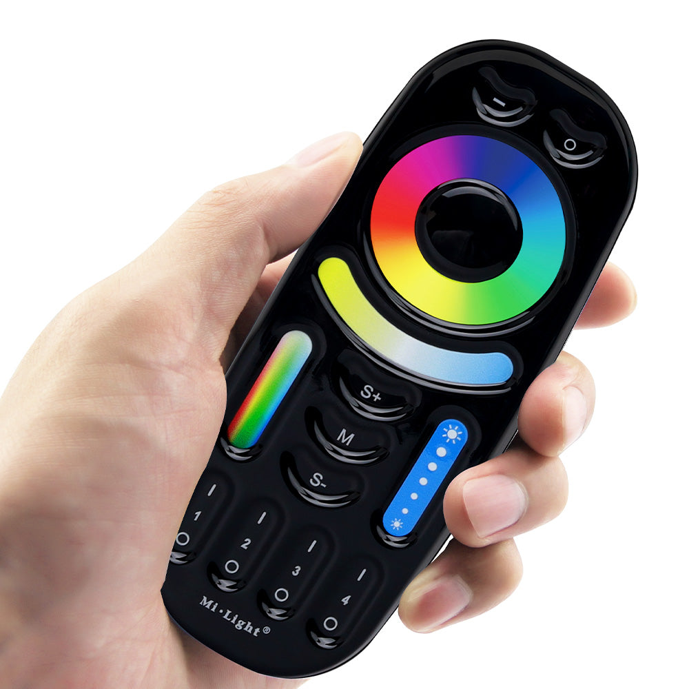 FUT092-B - 4-Zone RGB+CCT Remote Black