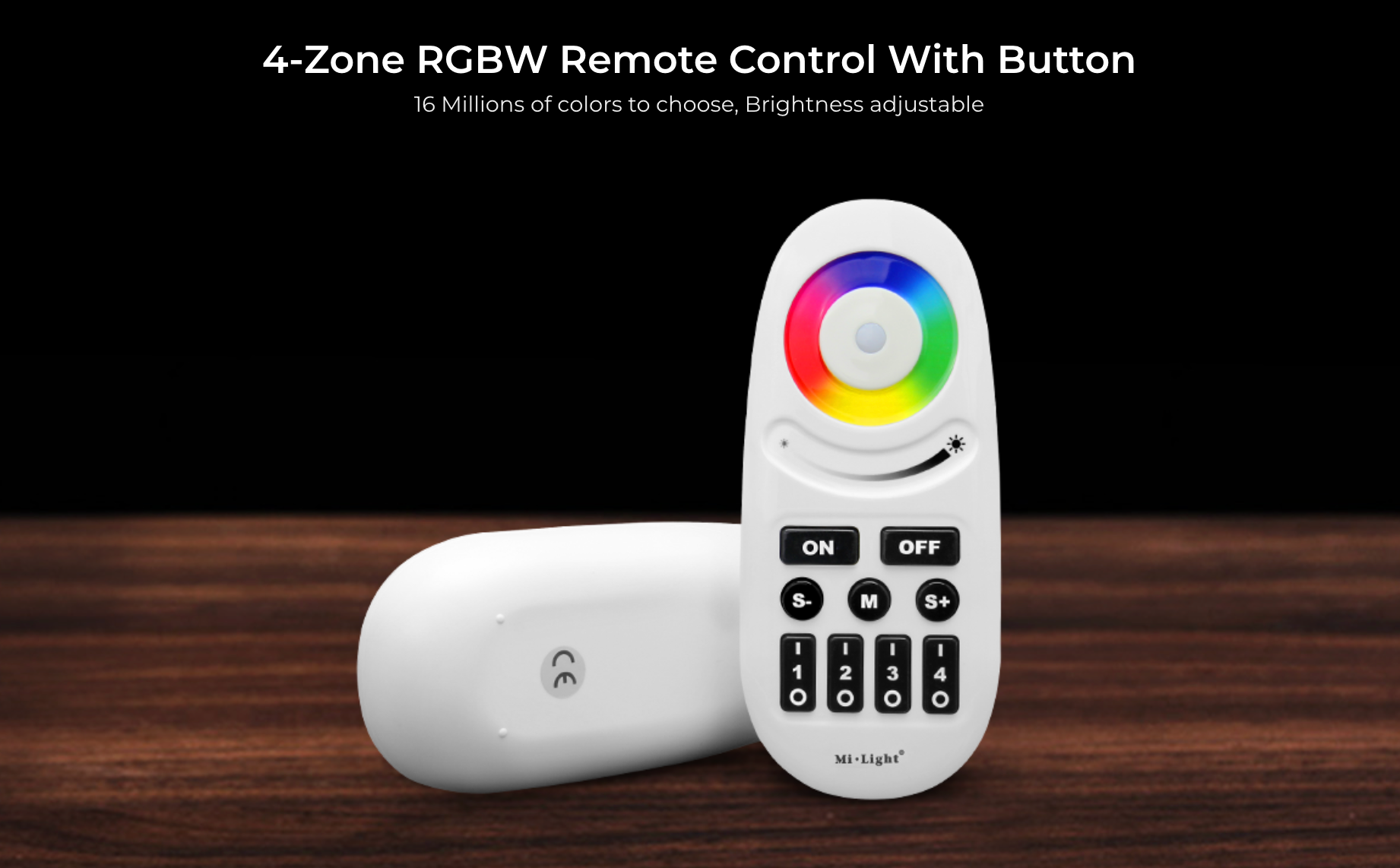 FUT095 - 4-Zone RGBW Remote Control With Button