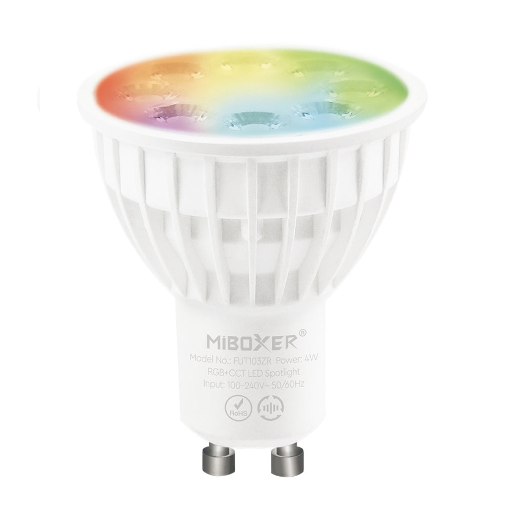 FUT103ZR - 4W GU10 RGB+CCT LED Spotlight (Zigbee 3.0 + 2.4G)