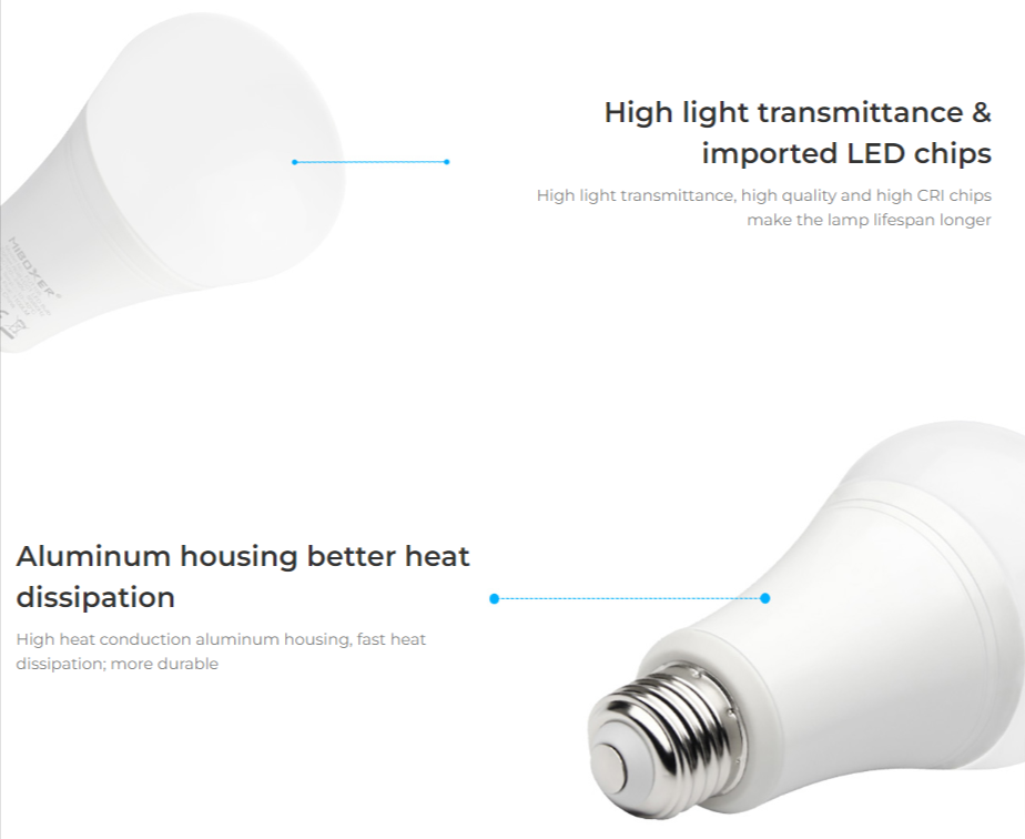 FUT105Z - 12W RGB+CCT LED Bulb (Zigbee 3.0)