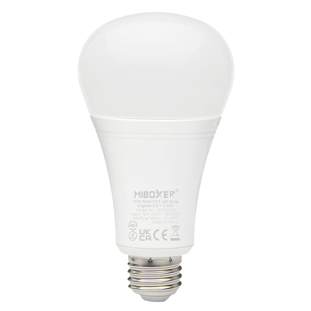 FUT105ZR - 12W RGB+CCT LED Bulb (Zigbee 3.0 + 2.4G)